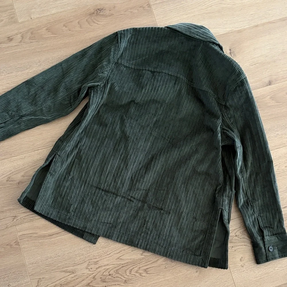 MADEWELL NWT Corduroy Chore Jacket in Graphite Green Size XS - Picture 10 of 10